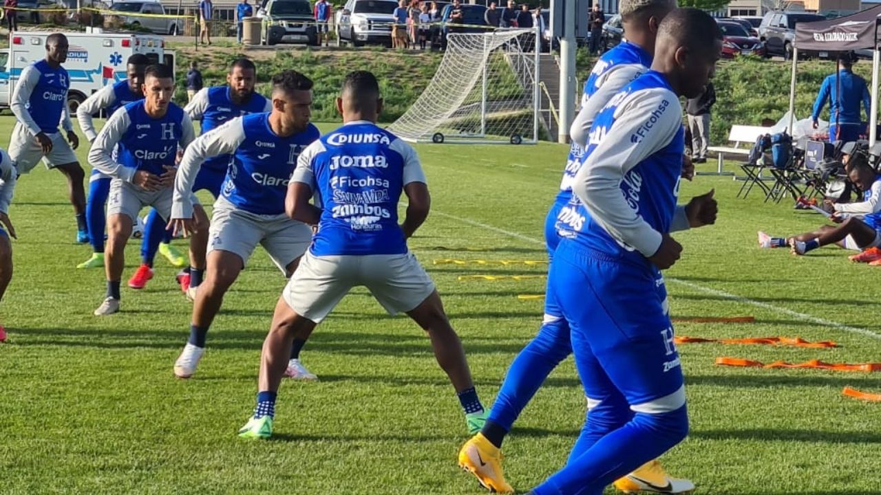 Honduras realizó su primer entrenamiento en Denver con intensidad y hambre de triunfo