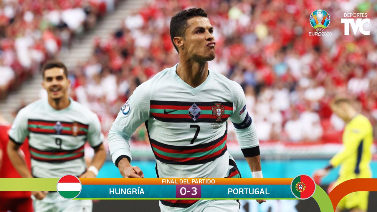 Eurocopa 2020: Cristiano Ronaldo comandó victoria de Portugal contra Hungría