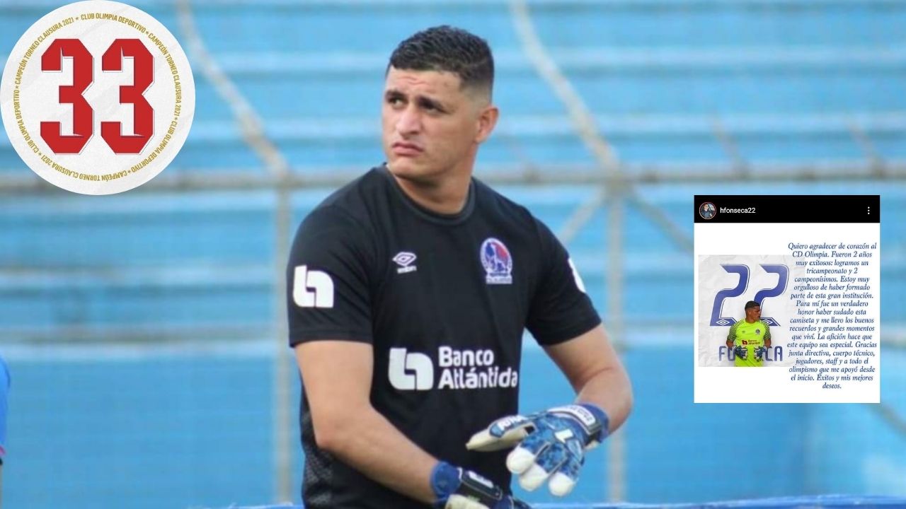 Harold Fonseca se despide del Olimpia con mensaje de agradecimiento al olimpismo