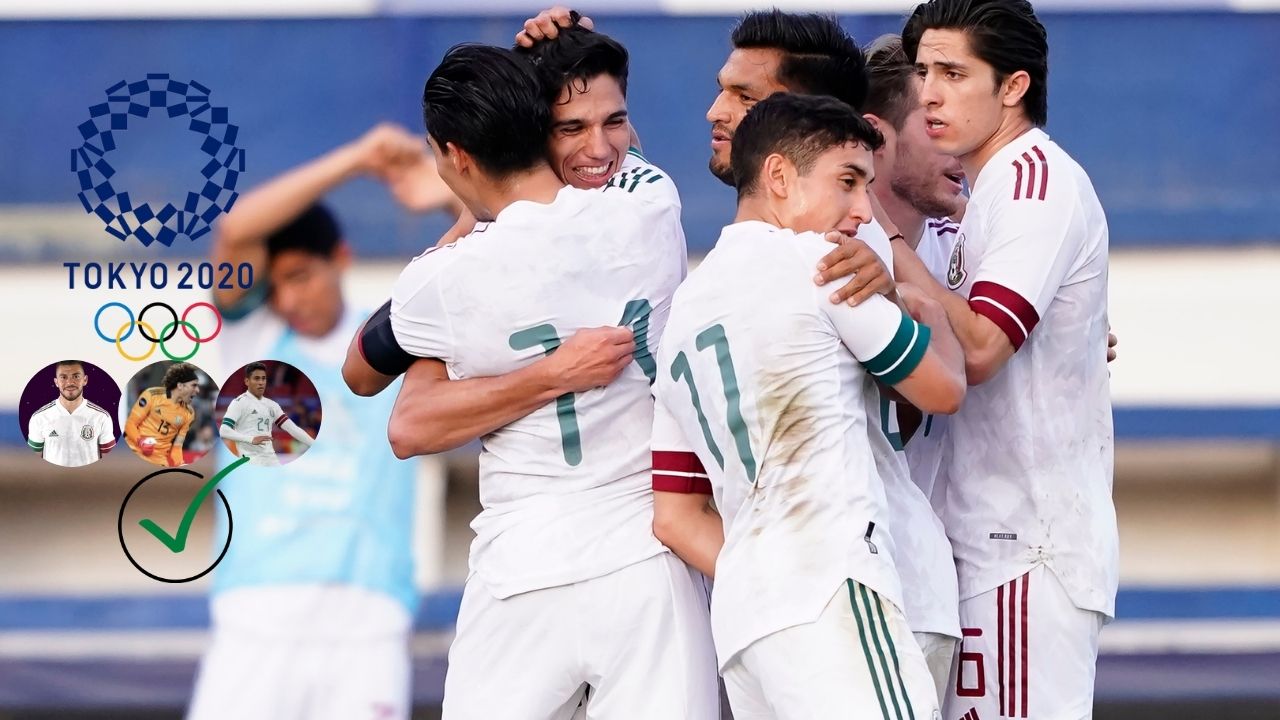 México confirma a sus tres refuerzos que acompañarán a la sub-23 en  los Juegos Olímpicos