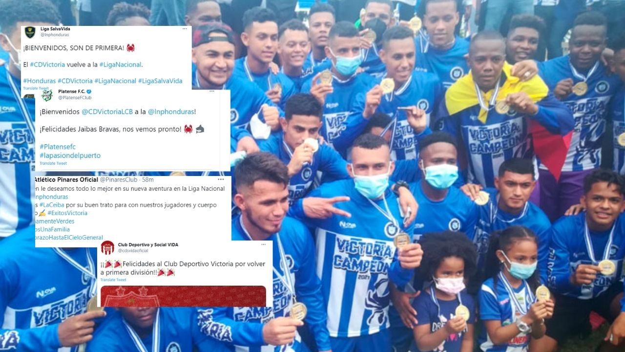 Así le dieron la bienvenida los equipos de Liga Nacional a Victoria tras su ascenso