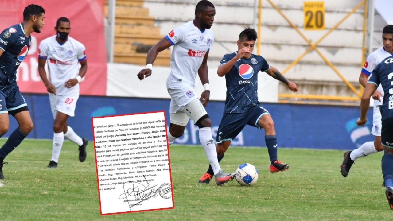 Comisión de Apelaciones toma una decisión sobre la multa a la cuarteta arbitral de la final entre Motagua y Olimpia