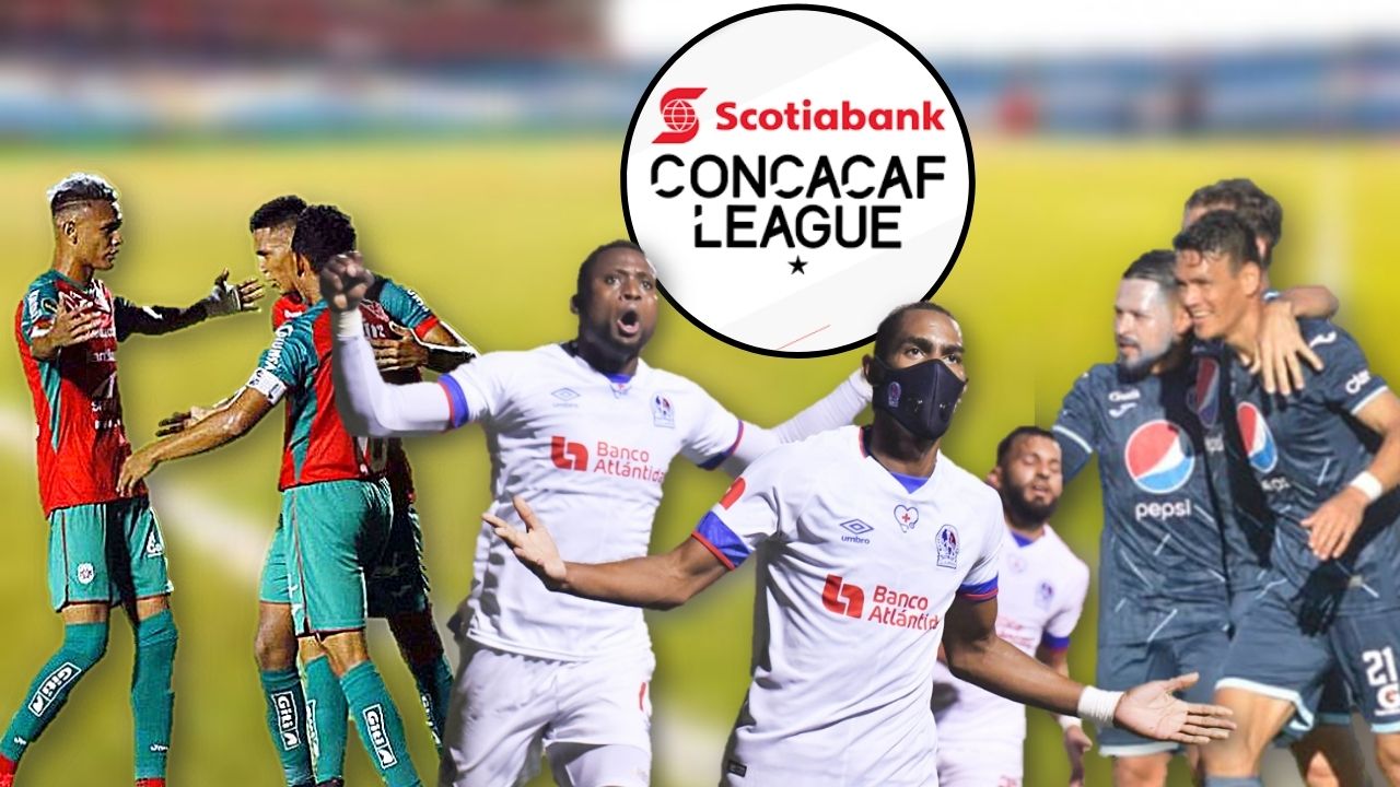 Motagua, Marathón y Olimpia conocerán su destino en la Concacaf League 2021