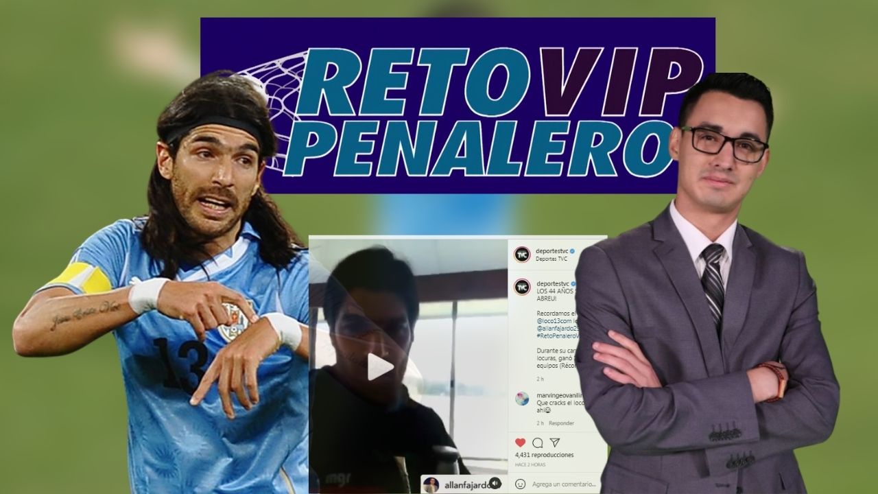 Recordamos el consejo del Loco Abreu para Allan Fajardo en el Reto Penalero VIP