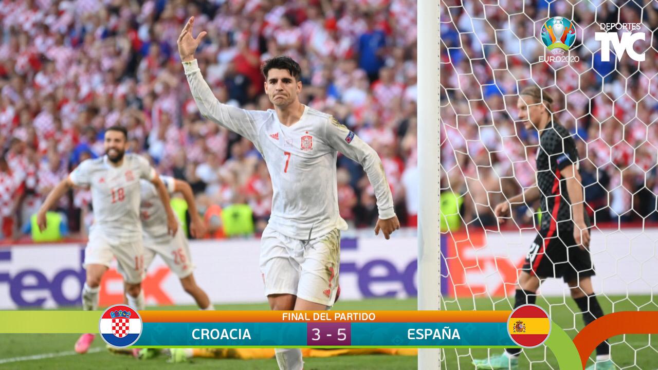 Eurocopa 2020: España madura a golpes ante Croacia y vuelve a cuartos de final