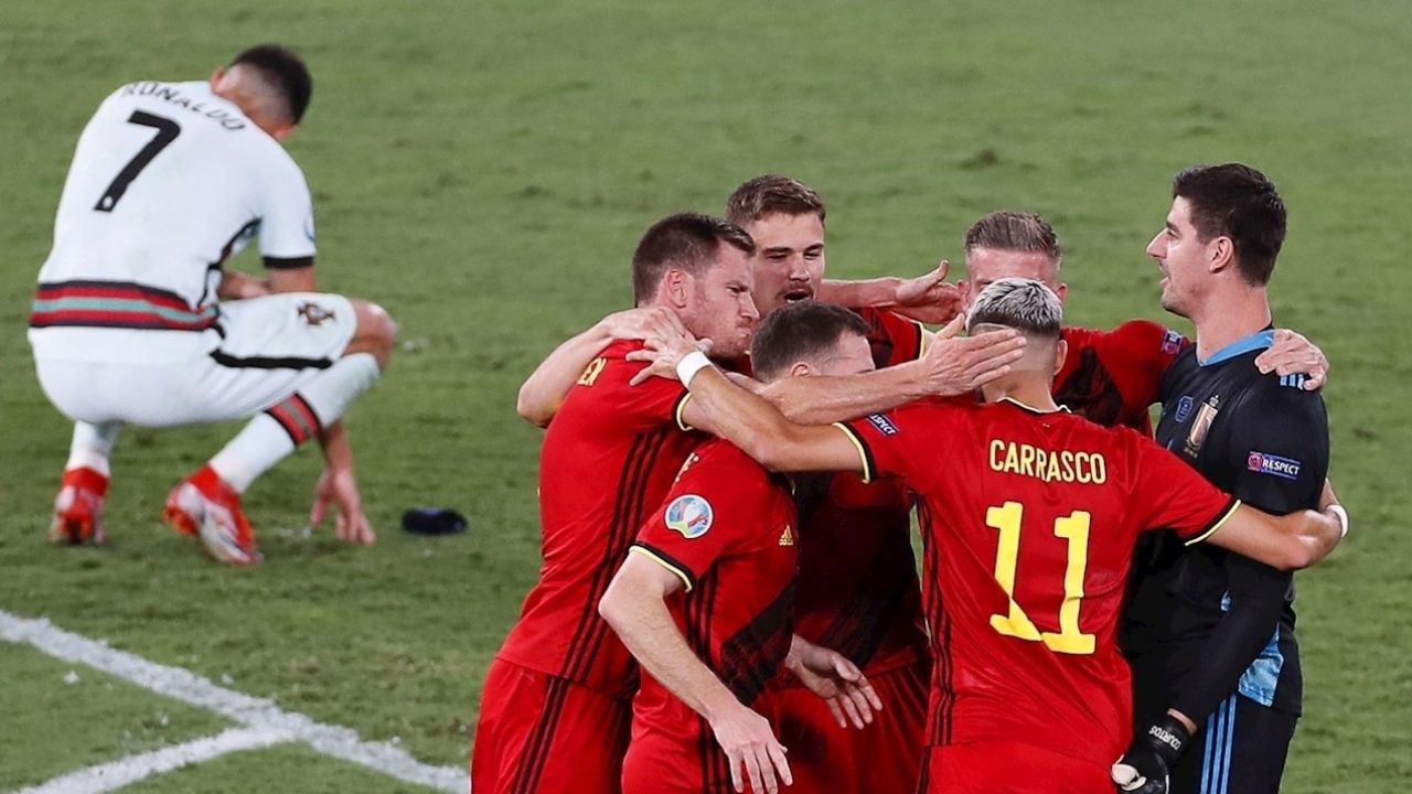 Cristiano Ronaldo reacciona tras quedar fuera de la Eurocopa
