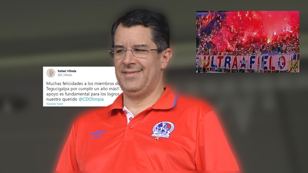 El emotivo mensaje de Rafael Villeda a la barra de Olimpia por su aniversario