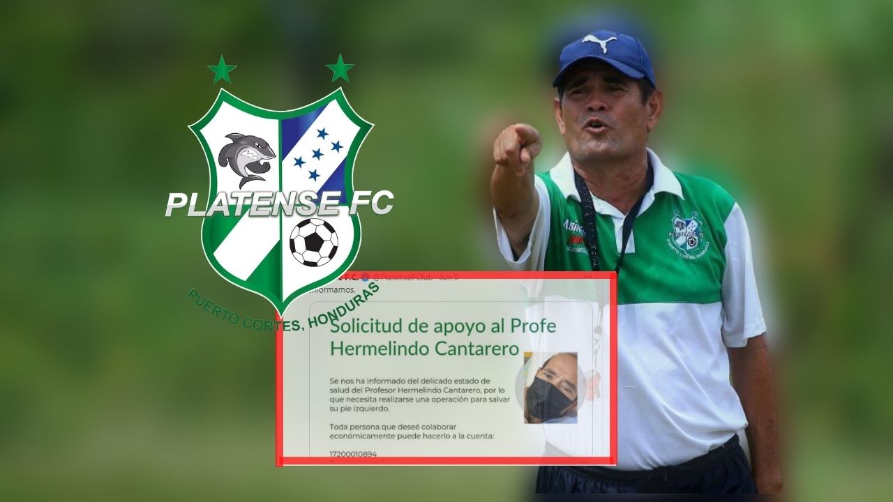 Platense solicita ayuda para histórico entrenador hondureño