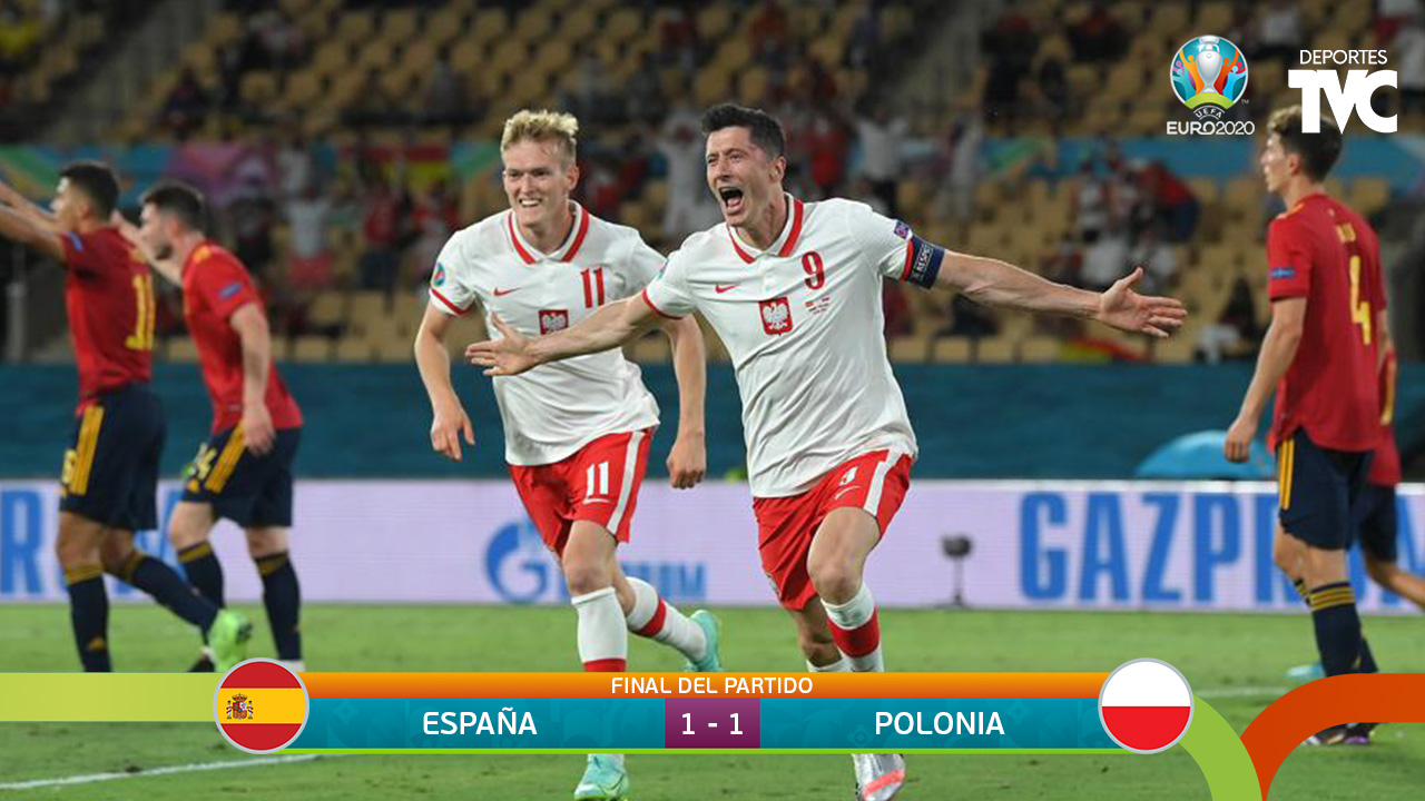 Eurocopa 2020: España empata ante Polonia y ambas selecciones son la cola del Grupo E