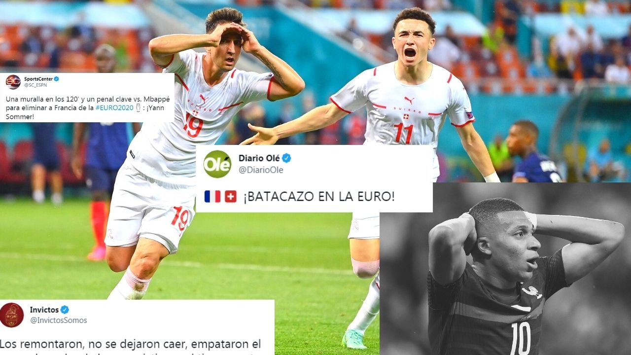 Eurocopa 2020: Reacción mundial a la eliminación de Francia, campeón del mundo, en octavos