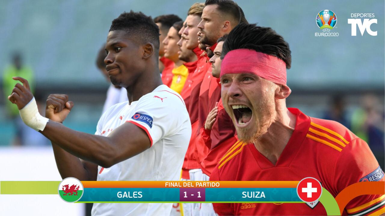 Eurocopa 2020: Suiza y Gales debutan con empate 1-1 y dejan líder a Italia en el Grupo A