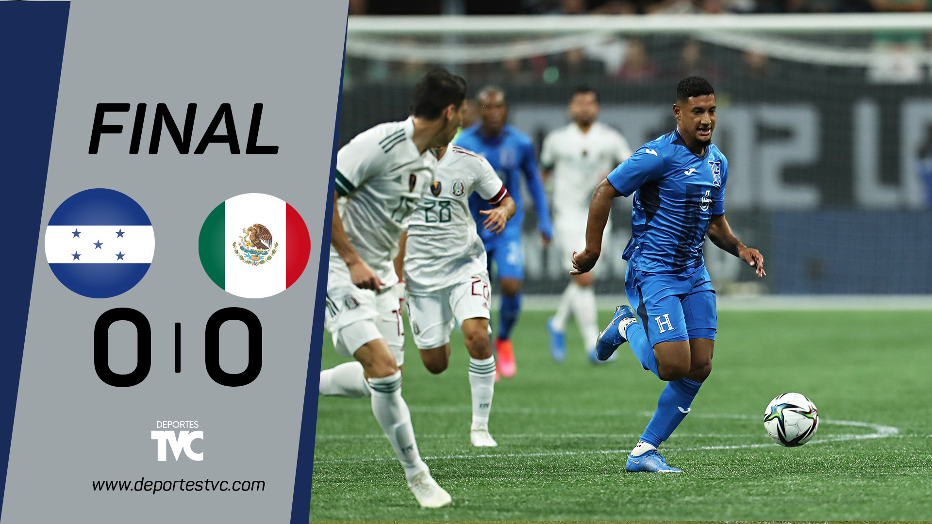 Honduras empata sin goles contra México y deja buenas sensaciones de cara a la Copa Oro 2021