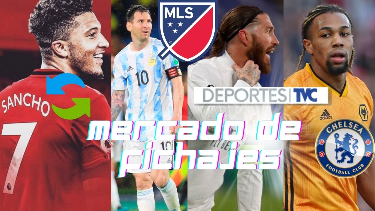Mercado de Fichajes: MLS podría ser el destino de Messi, novedades con Ramos y el acuerdo Sancho-United