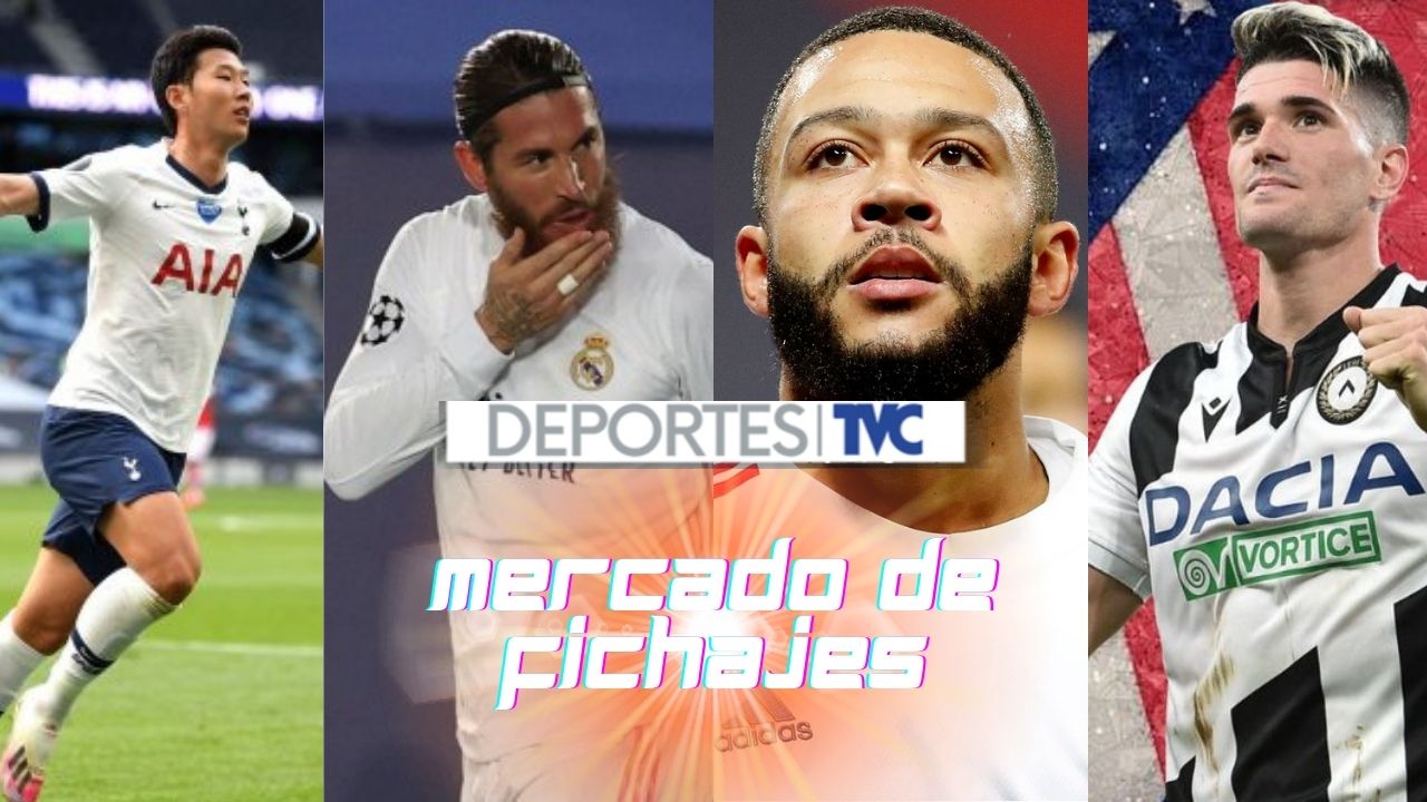 Mercado de fichajes: Atlético ficha, Depay es noticia y el posible destino de Ramos