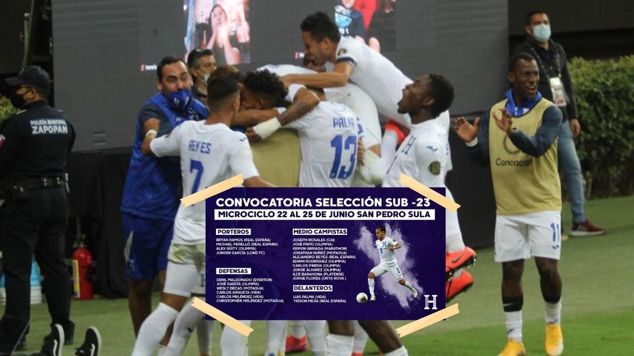 Sub-23 de Honduras con dos novedades en convocatoria rumbo a Tokio