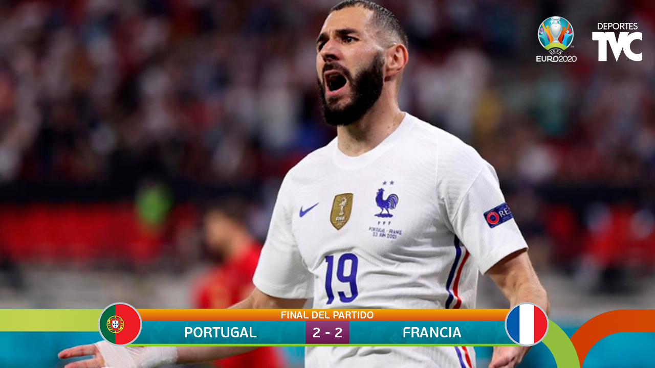 Eurocopa 2020: Francia y Portugal empatan, pero ambas se clasifican a octavos de final