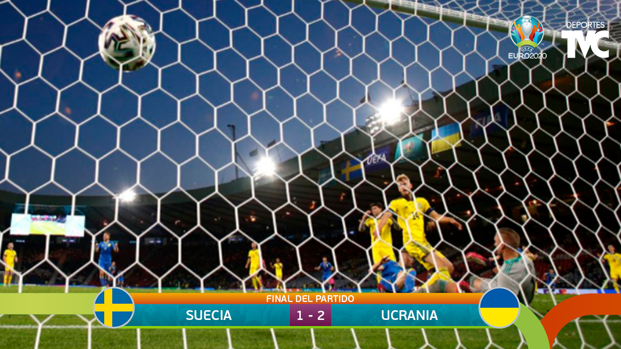 Eurocopa 2020: Suecia eliminada ante Ucrania que hace el milagro