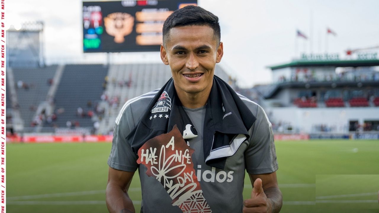 Andy Najar elegido nuevamente como el MVP del partido donde el DC United propinó una goleada