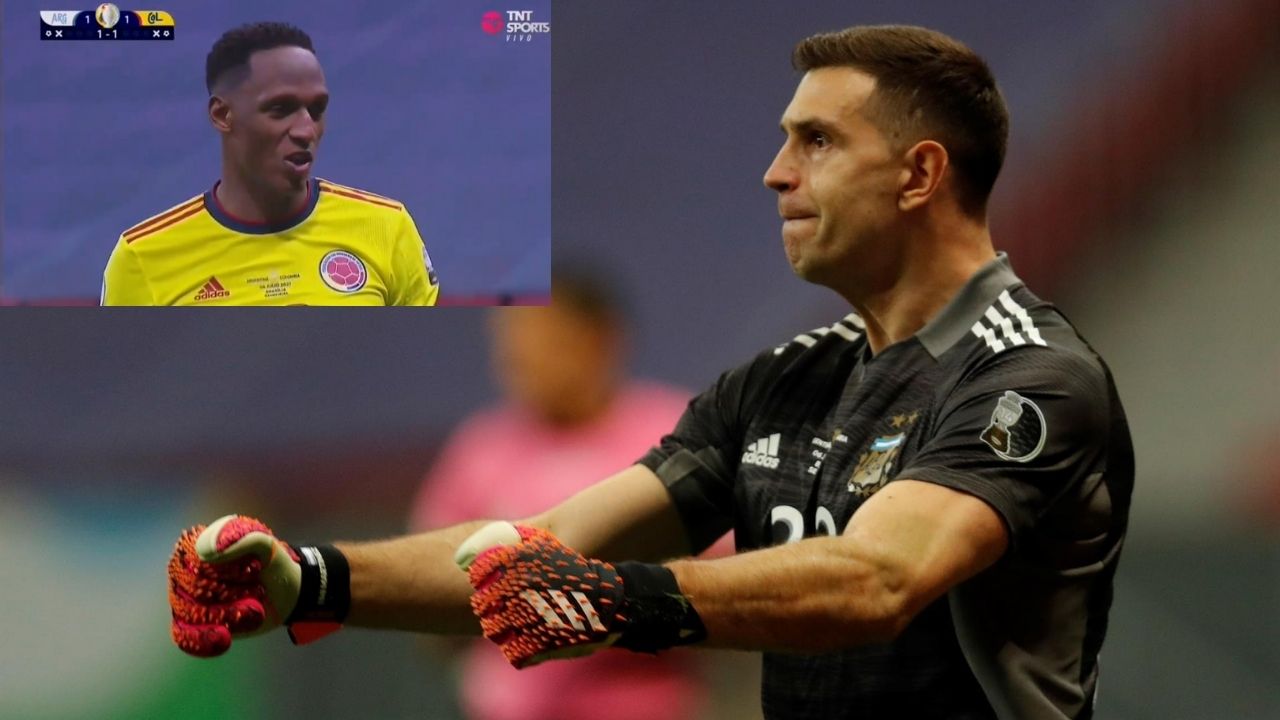 Portero de Argentina se 'comió' psicológicamente a Yerri Mina en la tanda de los penales
