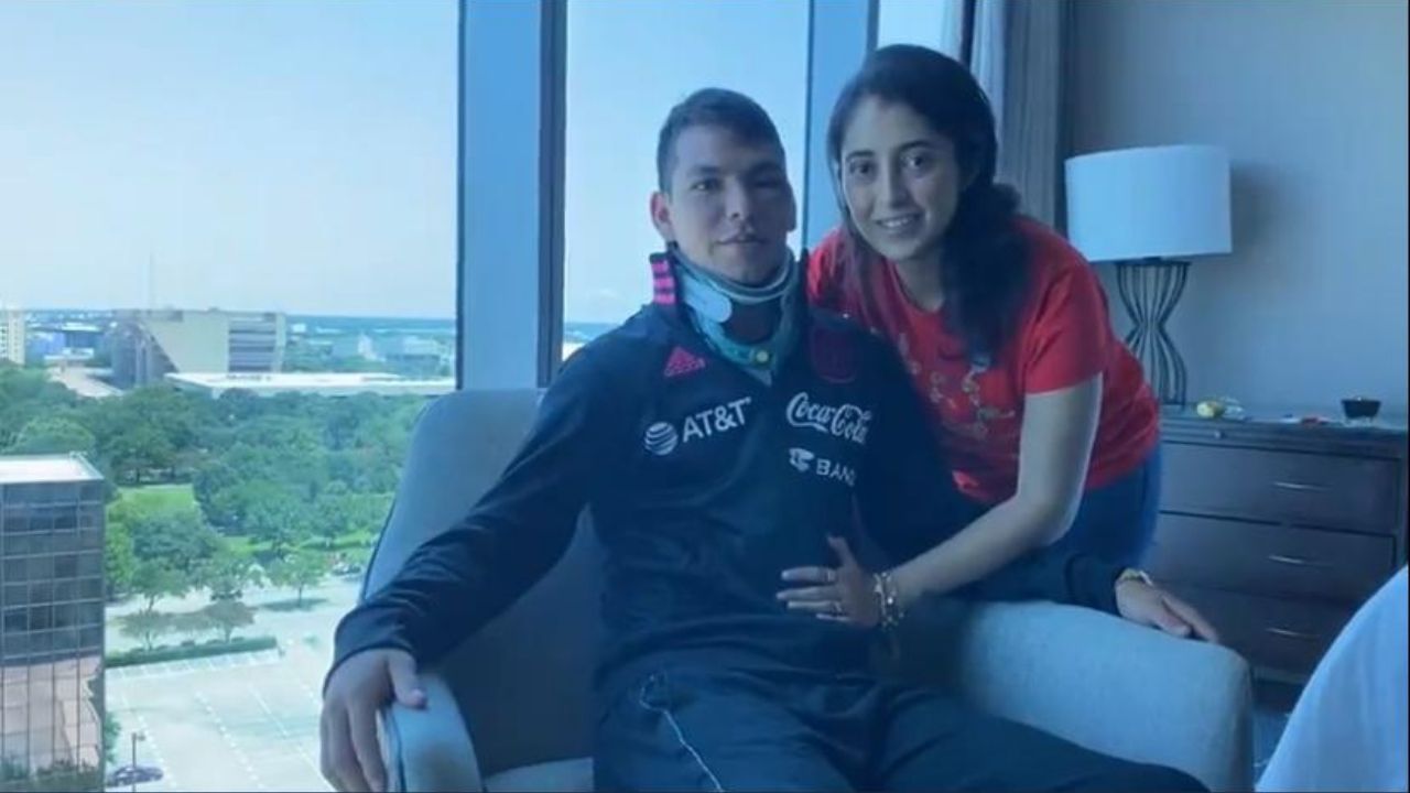 Chucky Lozano reaparece y envía mensaje con su ojo hinchado tras debut en Copa Oro