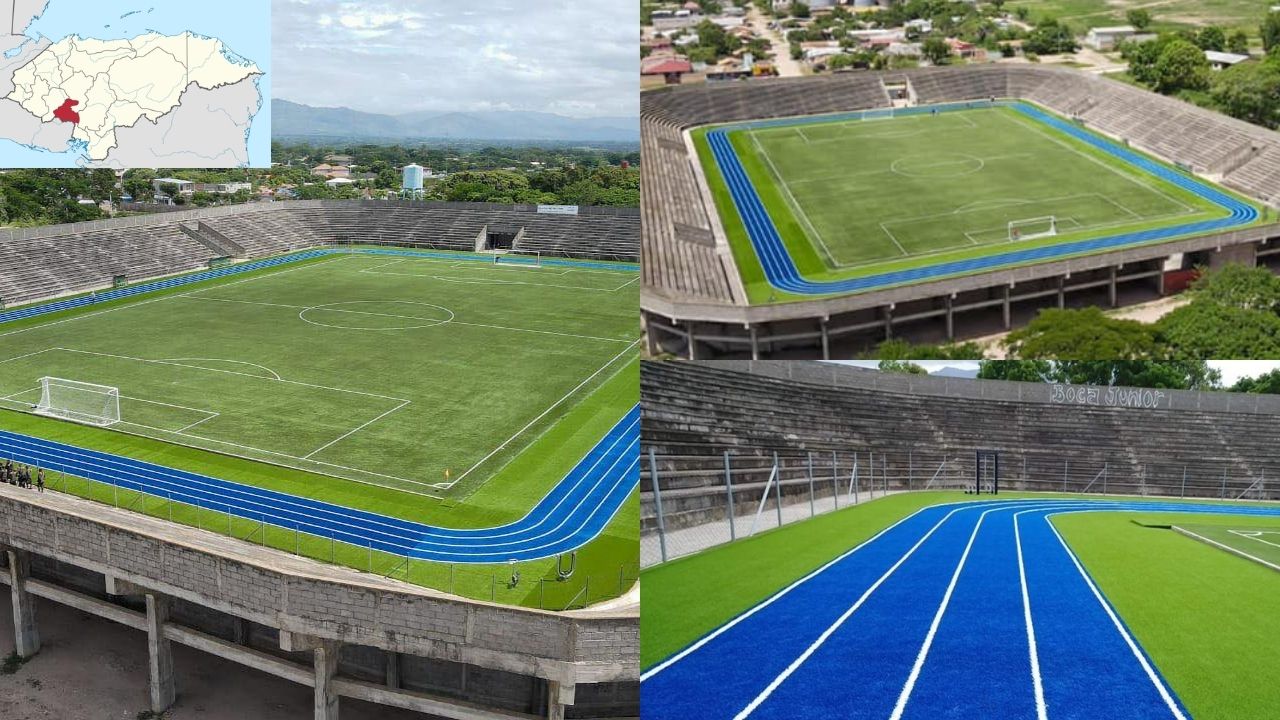 Remodelan Estadio Roberto Suazo Córdoba de La Paz y podría ser plaza en la Liga Nacional