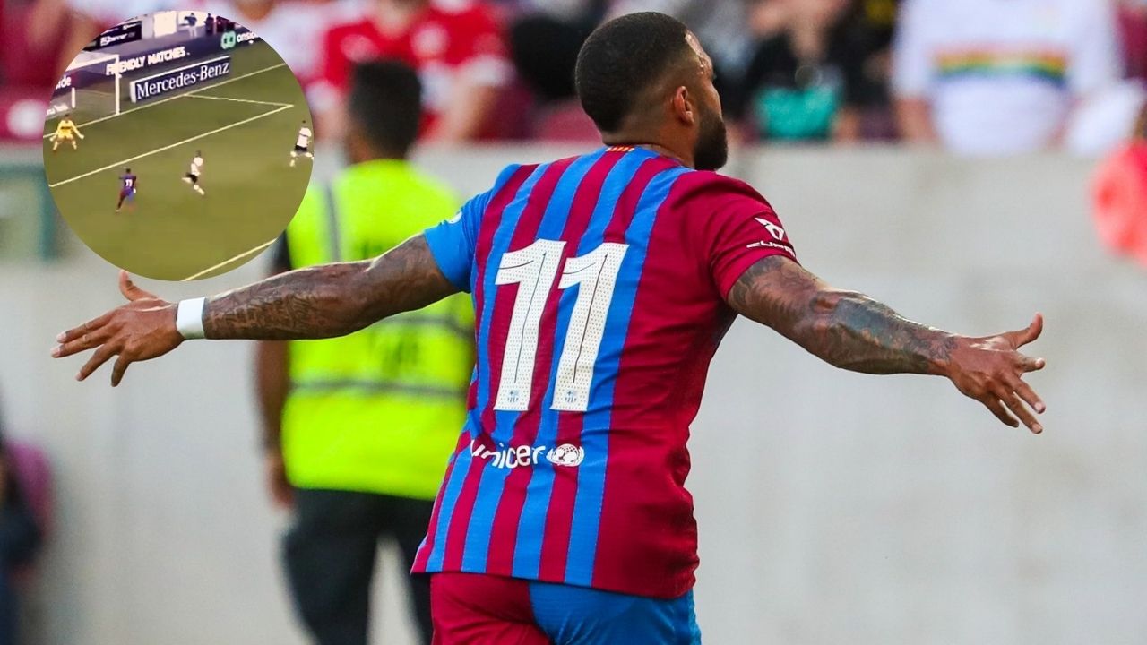 Memphis Depay y el imperdible gol que ilusiona a todos los fans del Barcelona