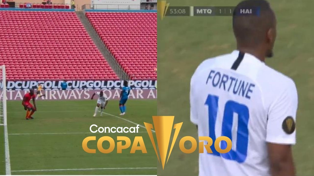 Gol número mil en la historia de la Copa Oro fue anotado por Kévin Fortuné de Martinica