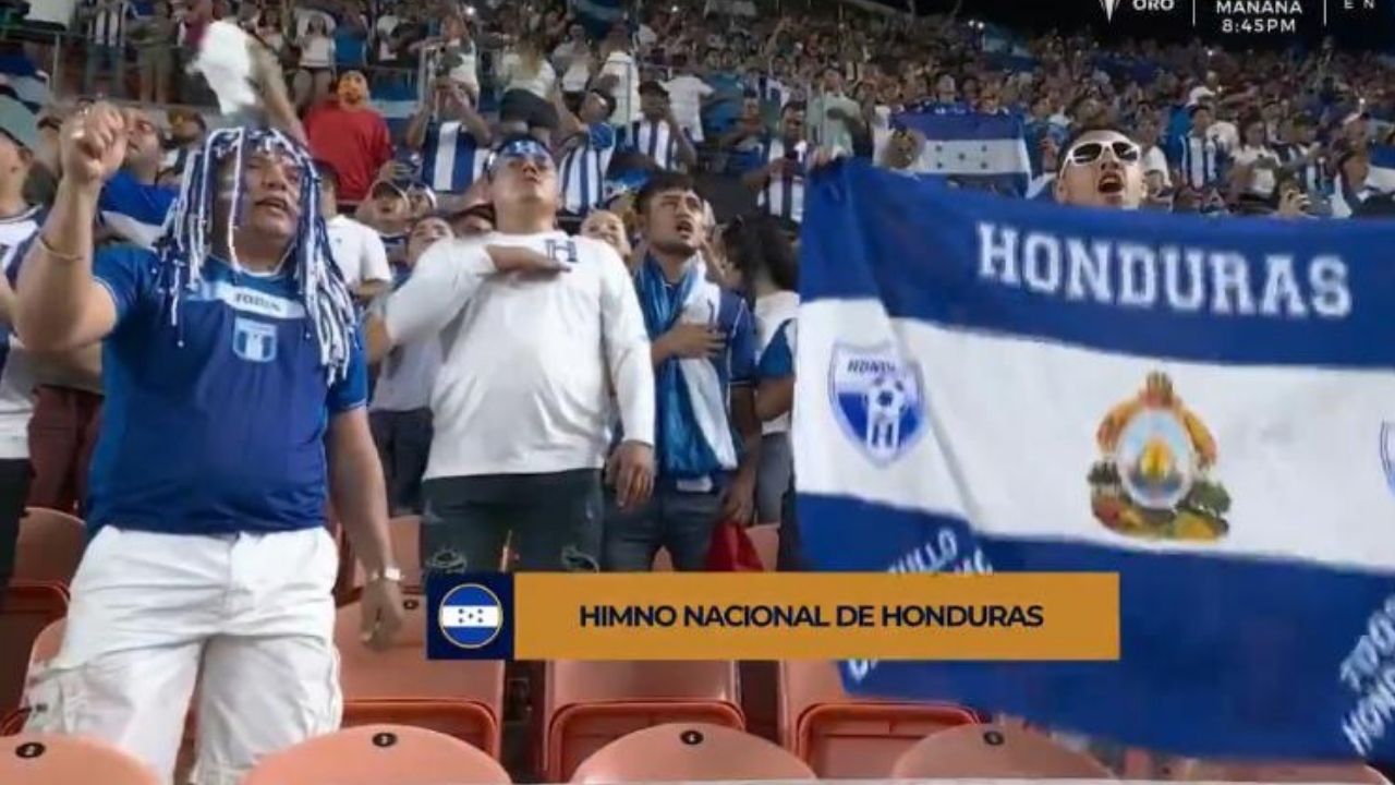 Himno nacional de Honduras hizo temblar el BBVA Stadium en Houston