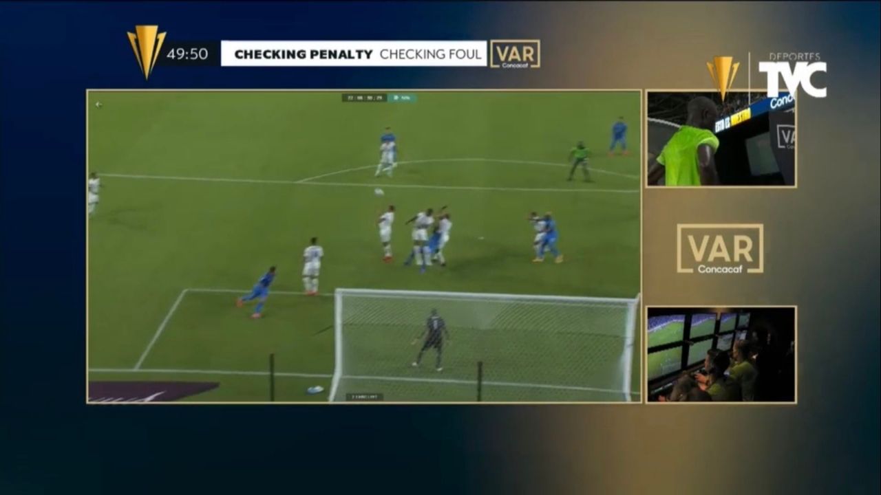 Honduras es la primera selección de la Copa Oro que fue afectada dos veces por el VAR