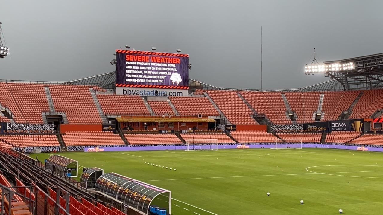 Partido de Honduras vs Granada cambia de horario por tormenta eléctrica en Houston