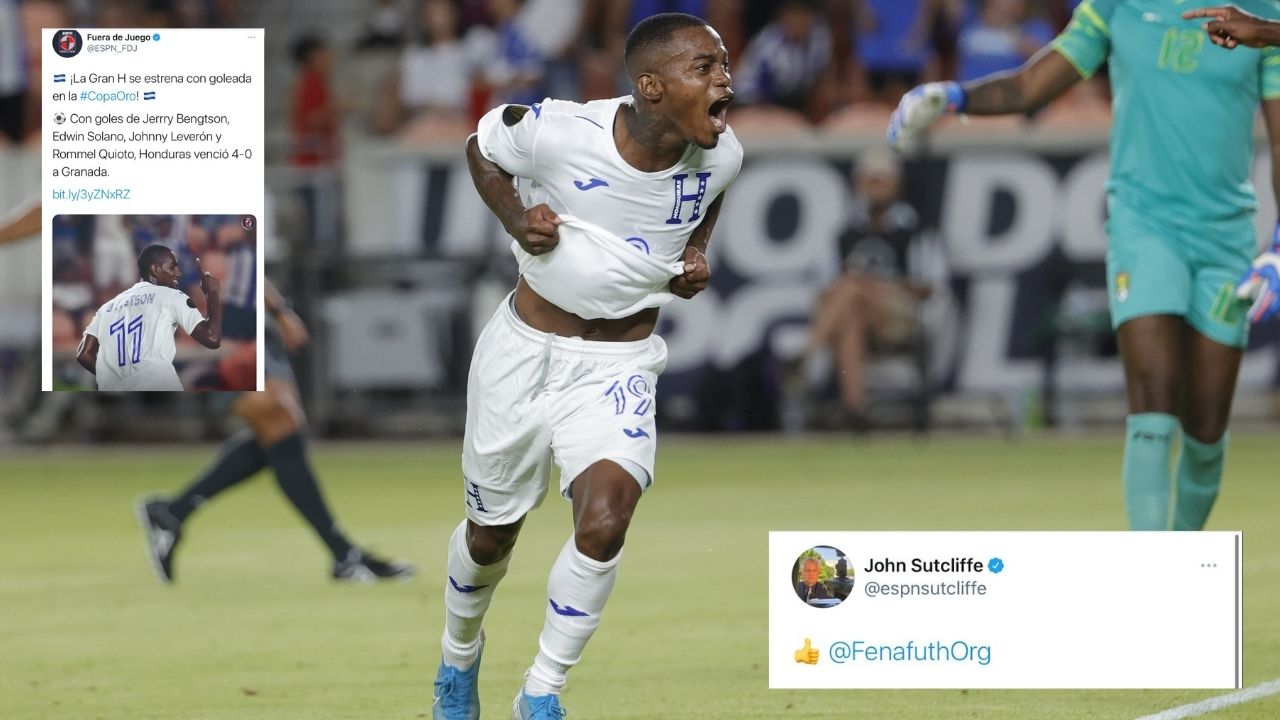 Así reaccionó la prensa internacional tras goleada de Honduras sobre Granada en Copa Oro