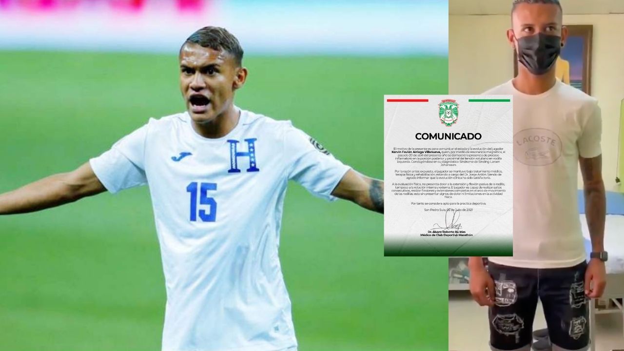 Marathón confirma que Kervin Arriga está listo para jugar fútbol y lo demuestra con video