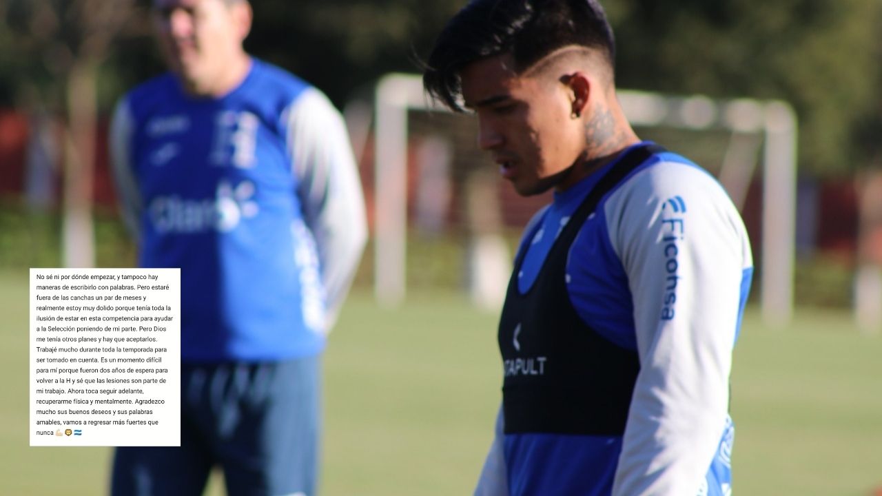 Michaell Chirinos comparte su dolor y frustración tras lesión que lo dejó fuera de la Copa Oro