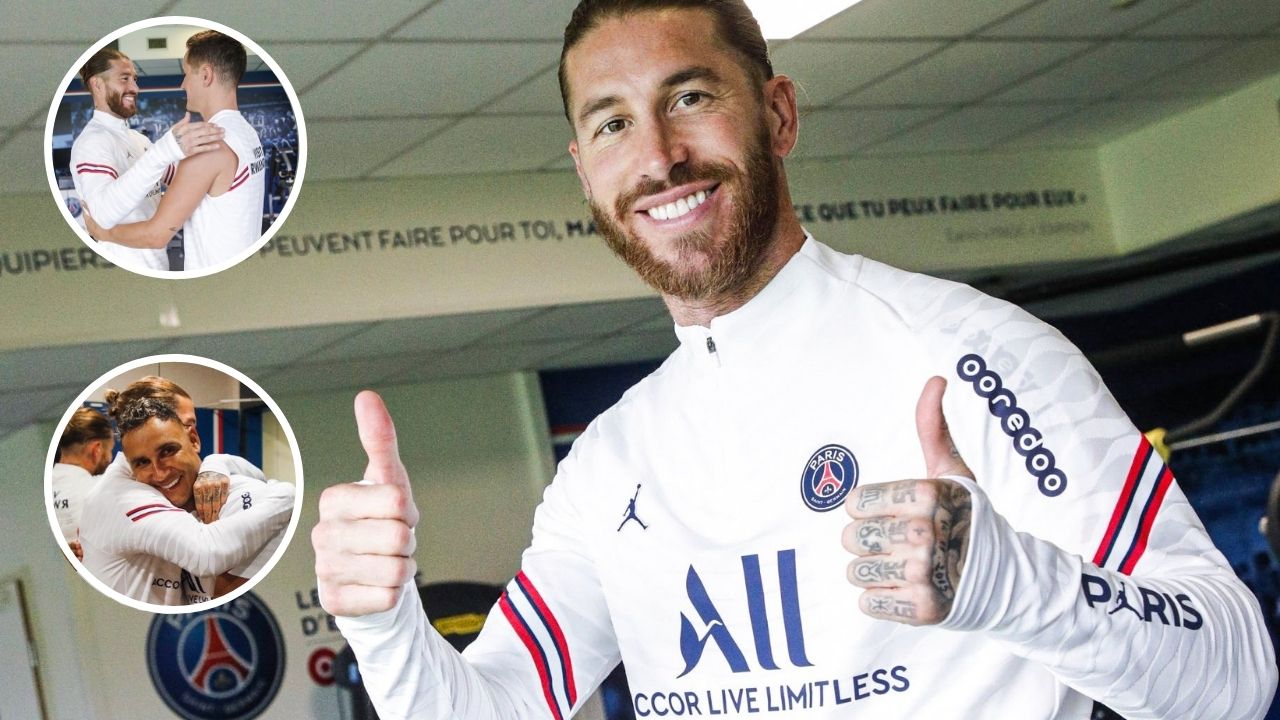 Sergio Ramos se entrena por primera vez con el PSG