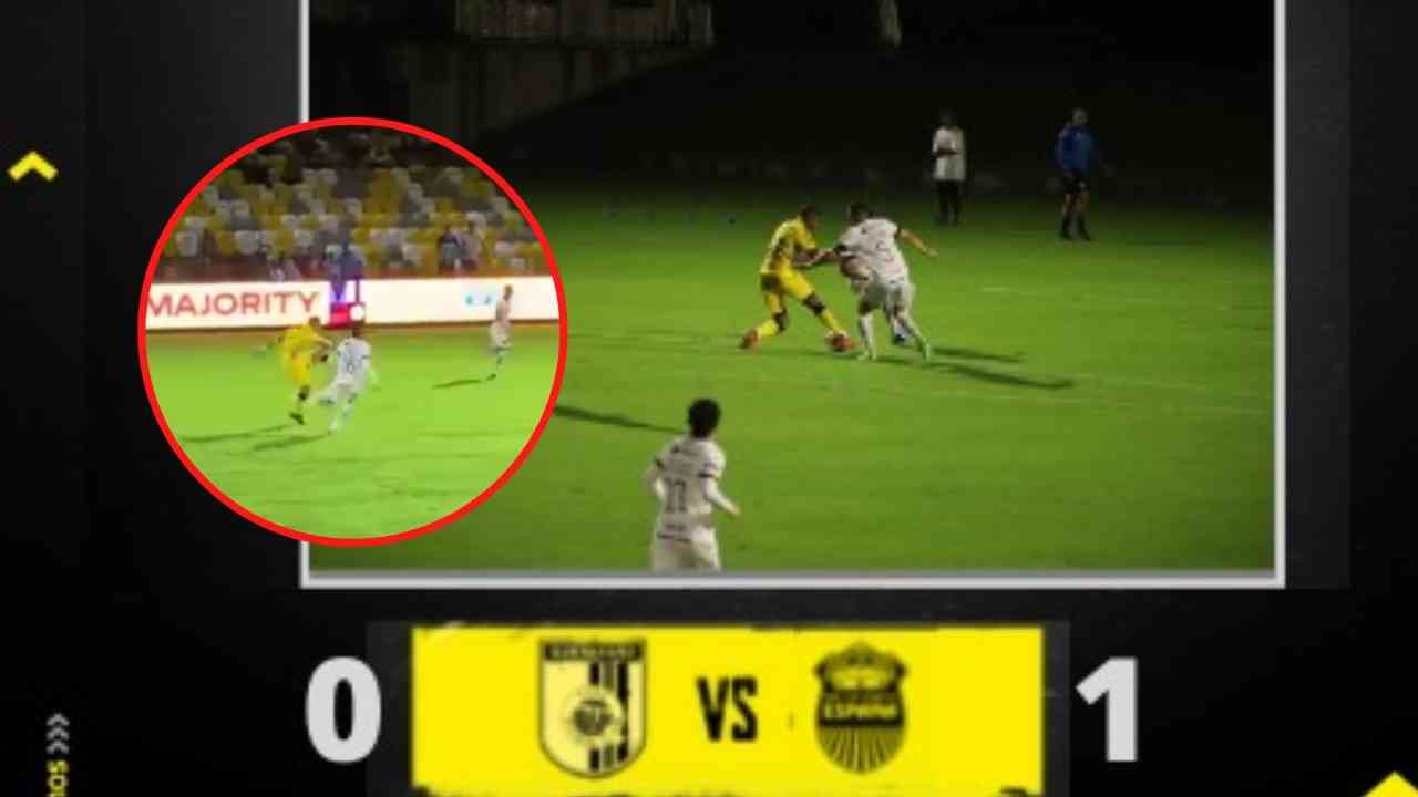 Así fue el golazo de Omar Rosas en el triunfo de Real España ante Querétaro