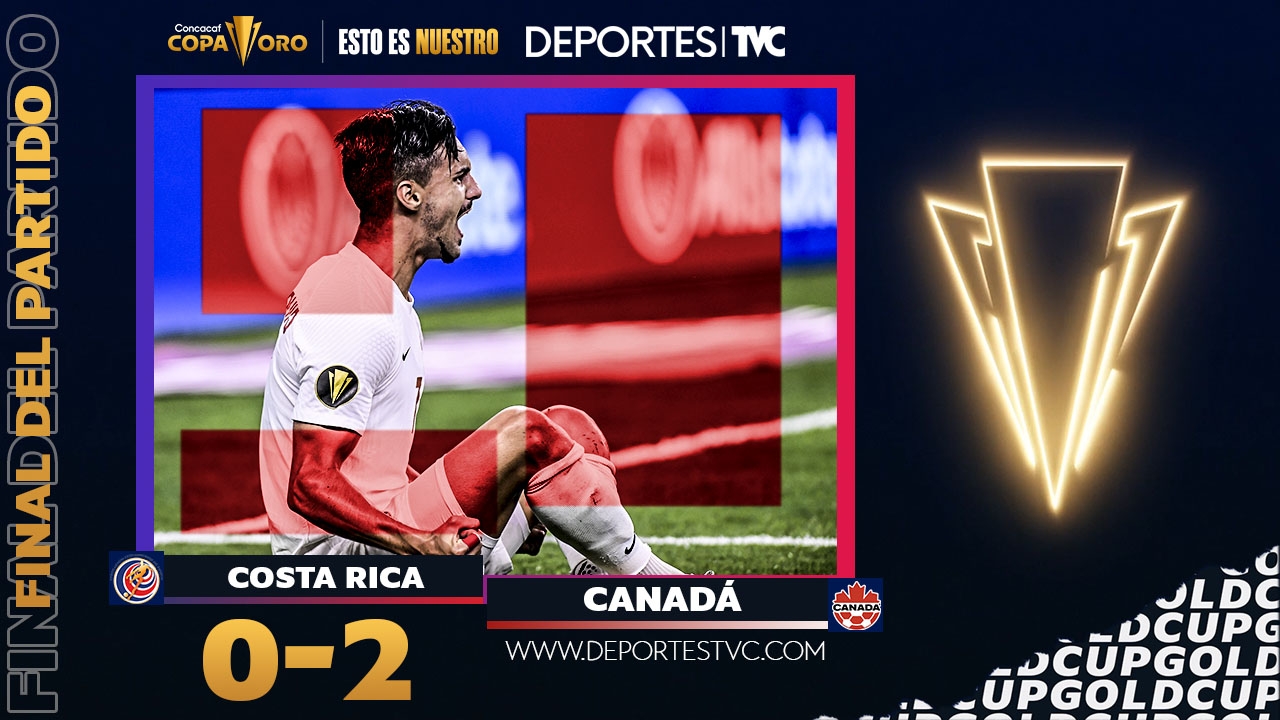 Copa Oro 2021: Costa Rica eliminada ante una poderosa Canadá