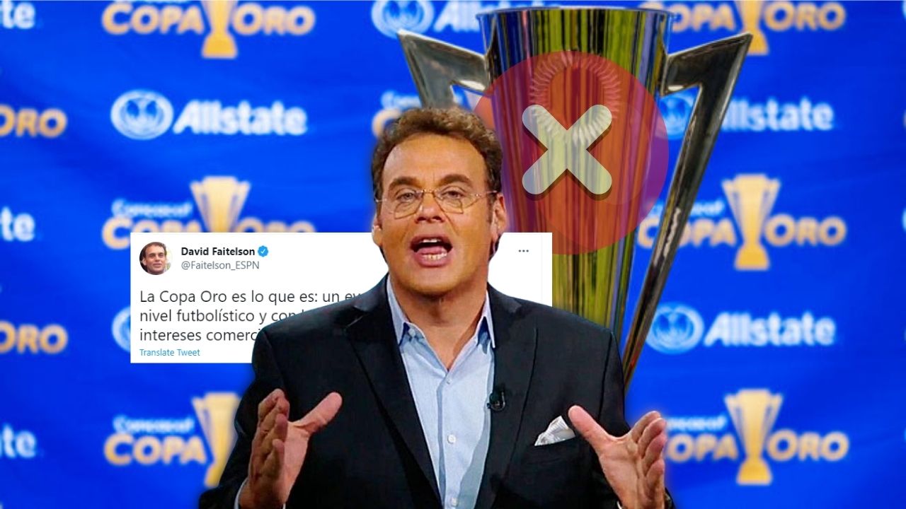 David Faitelson lo vuelve a hacer: arremete contra el nivel de Concacaf