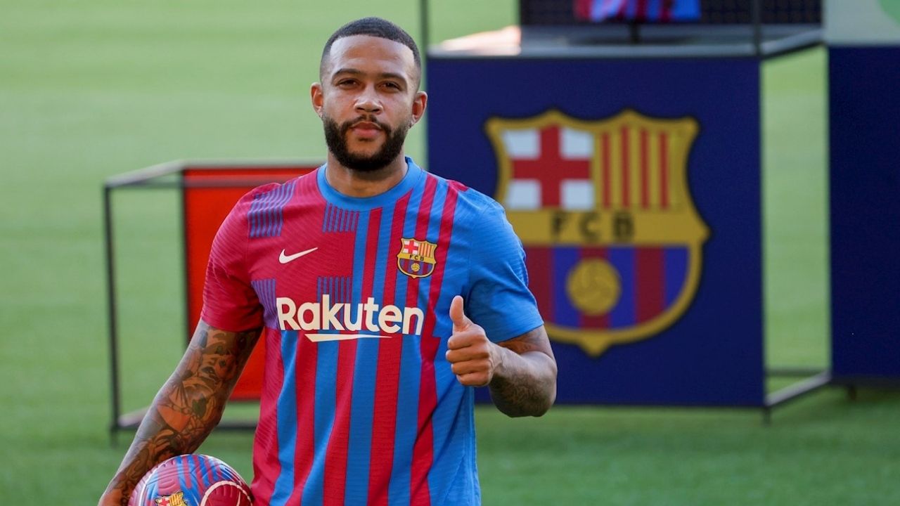 Memphis Depay en su presentación oficial con el Barcelona: 'Es un día que soñaba desde niño'