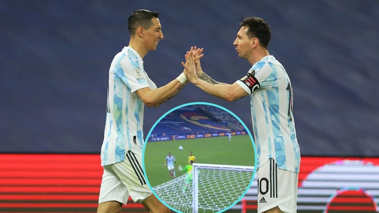 ¡Clase! Vea el golazo de Di Maria que rompió la paridad contra Brasil en la final
