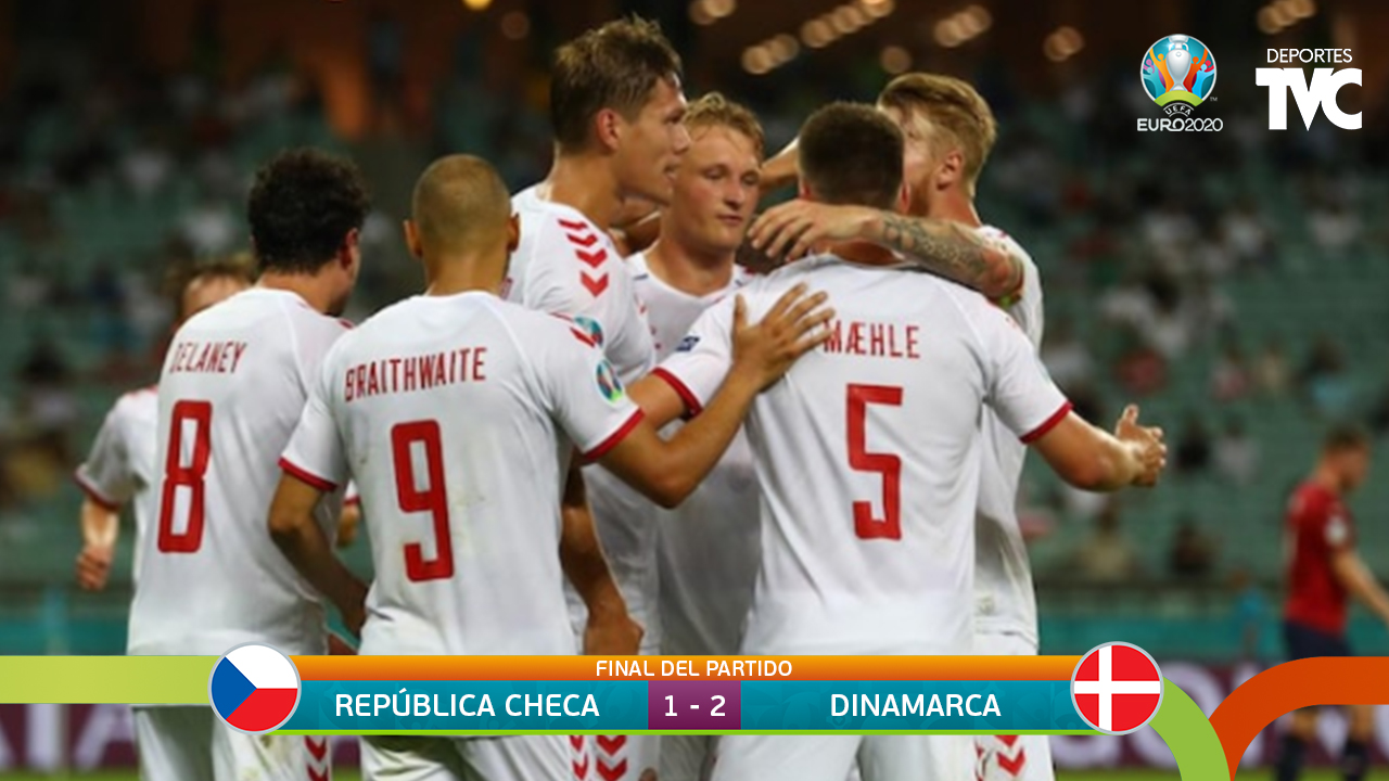 Eurocopa 2020: Dinamarca elimina a República Checa en un sufrido partido