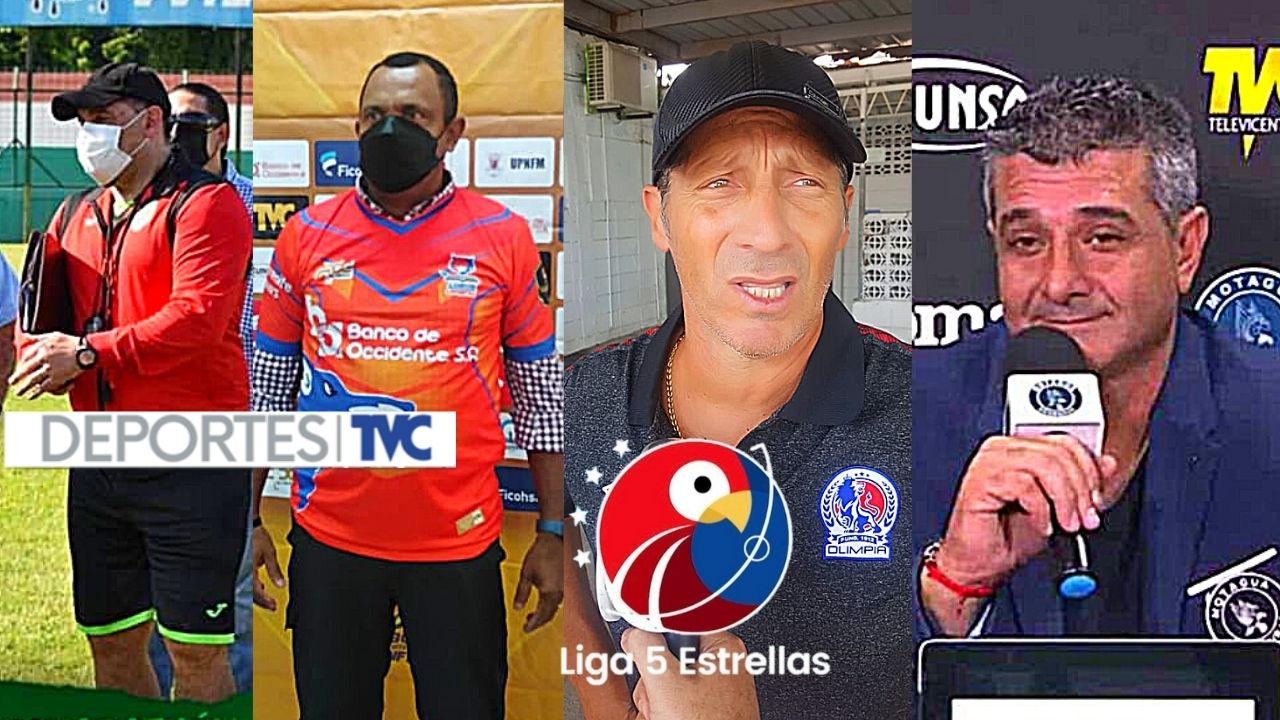Definidos los diez entrenadores que estarán en el Apertura 2021 de la Liga 5 Estrellas