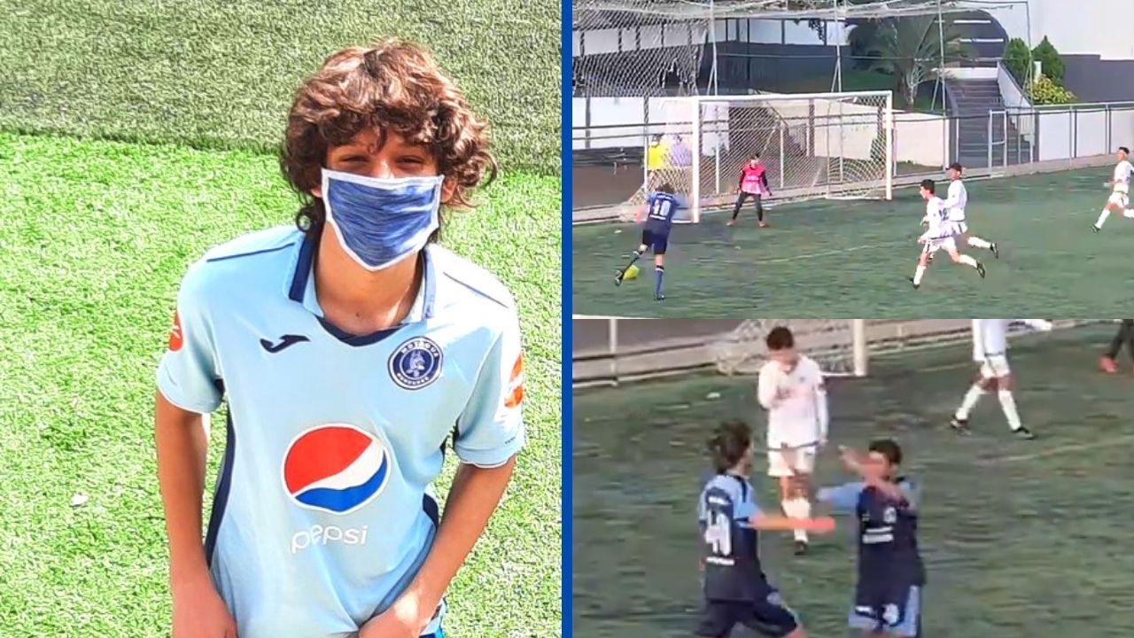 Motagua presume la zurda del hijo de Diego Vazquez en clásico de ligas menores