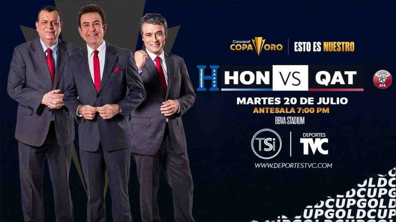 Copa Oro 2021: Honduras vs Qatar, hora y canal de la transmisión