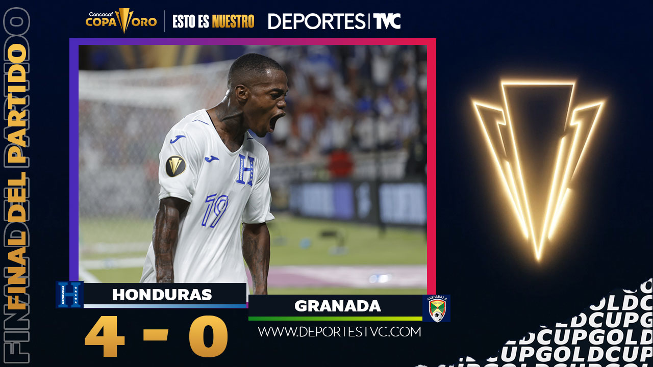 Copa Oro 2021: Honduras arranca el torneo con goleada ante Granada