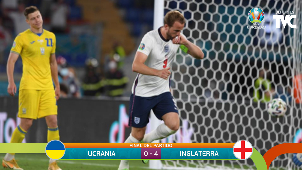 Eurocopa 2020: Inglaterra sin problemas elimina a Ucrania y ya es semifinalista