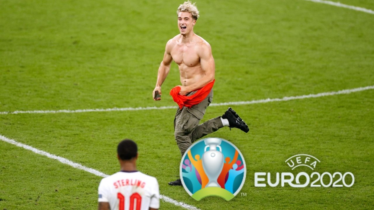 ¡No podía faltar! El intruso que se metió y dio problemas en la final Italia vs Inglaterra