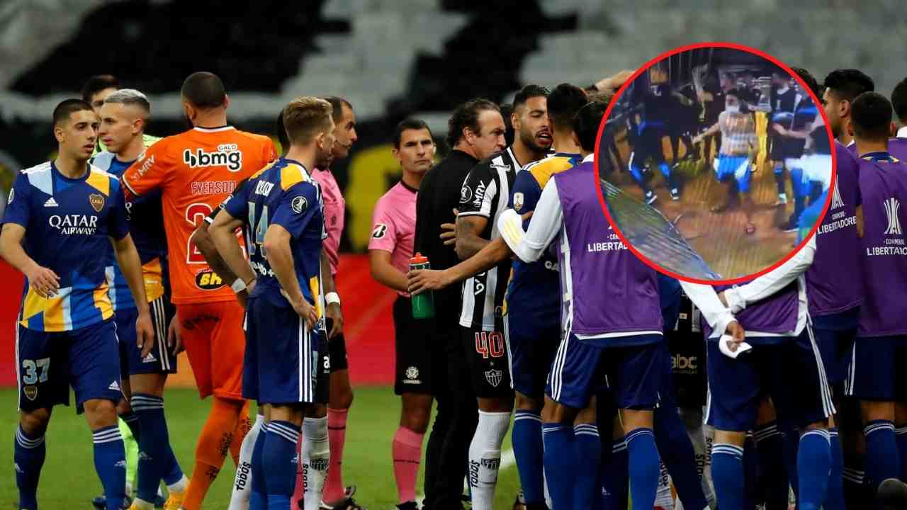 Escándalo en Brasil: Jugadores de Boca Juniors se pelean con policías