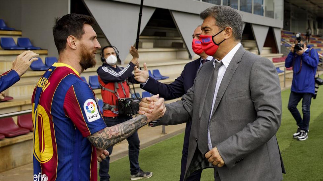 Laporta sobre futuro de Leo Messi: 'Seguimos trabajando'