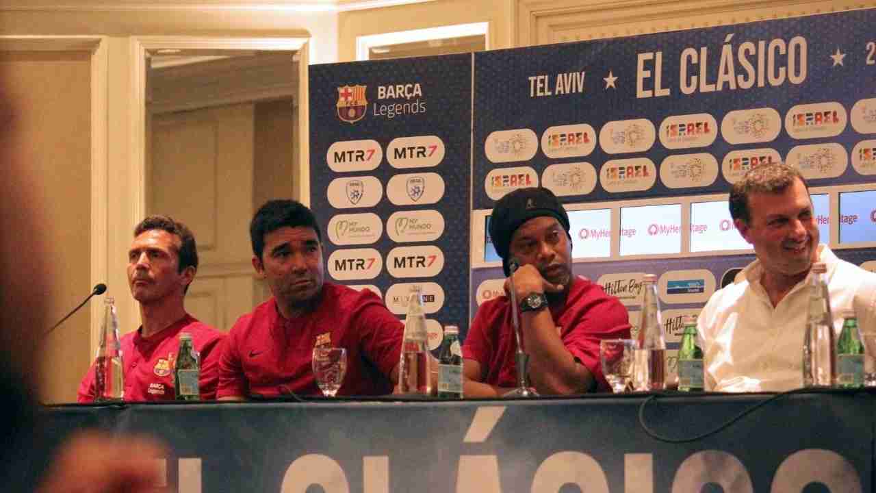 ¡Partidazo! Leyendas de Barcelona y Real Madrid disputarán un Clásico en Israel