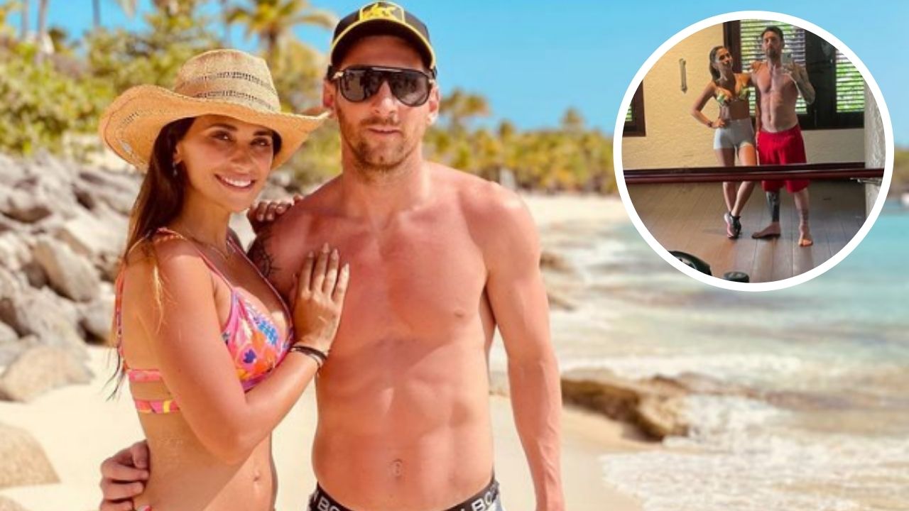Lionel Messi presume candente rutina de su esposa para mantener su cuerpazo